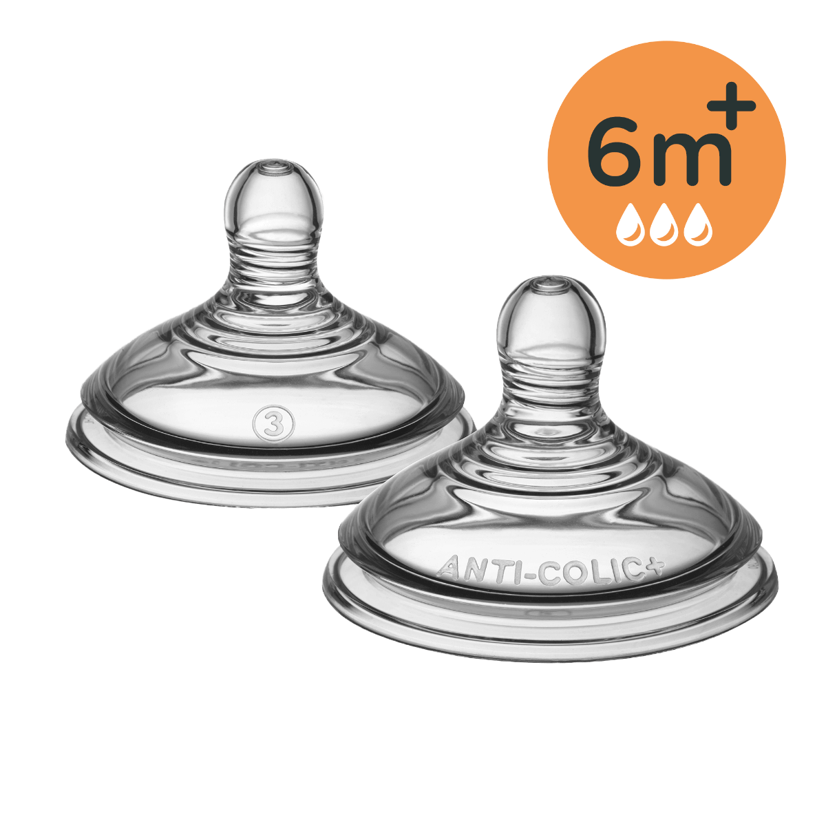 Tommee Tippee Advanced Anti-Colic Fast Flow Teats 2 Pack